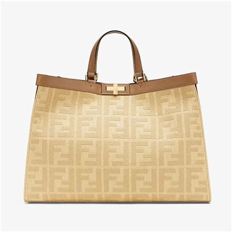 fendi tote bag beige|fendi borse shop online.